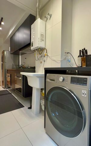 Apartamento para alugar com 72m², 1 quarto e 2 vagas Apartamento para alugar com 72m², 1 quarto e 2 vagasÁrea de Serviço