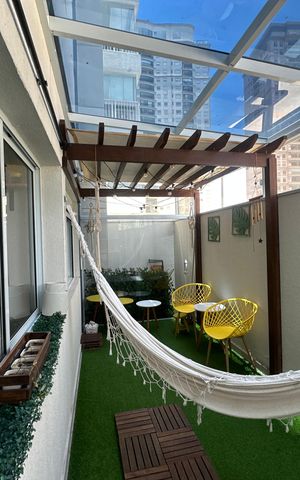 Apartamento à venda com 61m², 2 quartos e 2 vagas Apartamento à venda com 61m², 2 quartos e 2 vagasVaranda