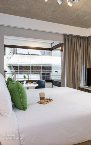 Apartamento para alugar com 22m², 1 quarto e sem vaga