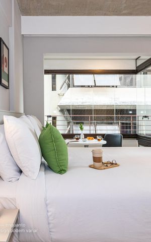 Apartamento para alugar com 22m², 1 quarto e sem vaga