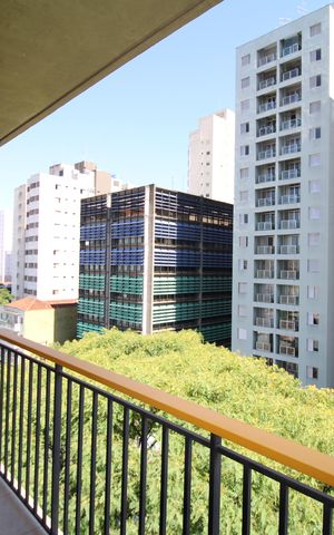Apartamento para alugar com 33m², 1 quarto e sem vagaVaranda