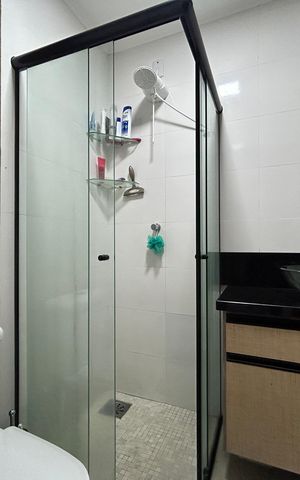 Casa à venda com 59m², 2 quartos e 2 vagas Casa à venda com 59m², 2 quartos e 2 vagasBanheiro