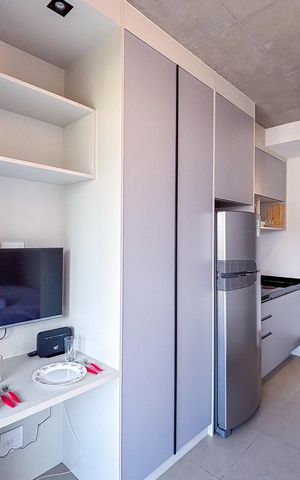 Studio para alugar com 32m², 1 quarto e sem vaga