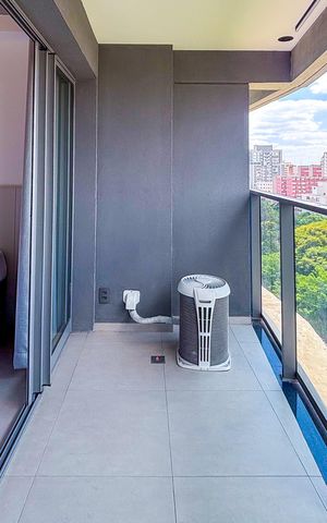Studio para alugar com 32m², 1 quarto e sem vaga