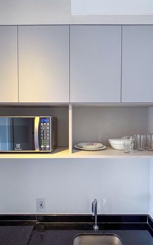 Studio para alugar com 32m², 1 quarto e sem vaga