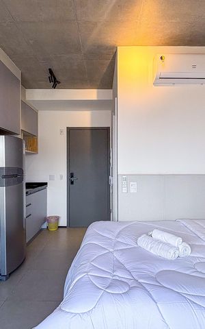 Studio para alugar com 32m², 1 quarto e sem vaga
