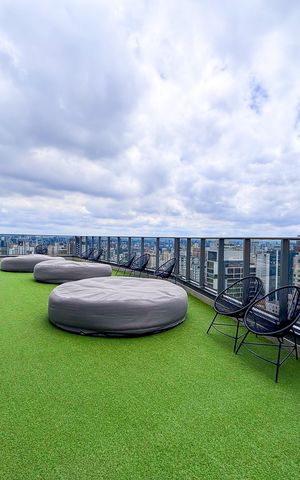 Studio para alugar com 32m², 1 quarto e sem vaga