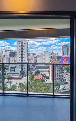 Studio para alugar com 32m², 1 quarto e sem vaga