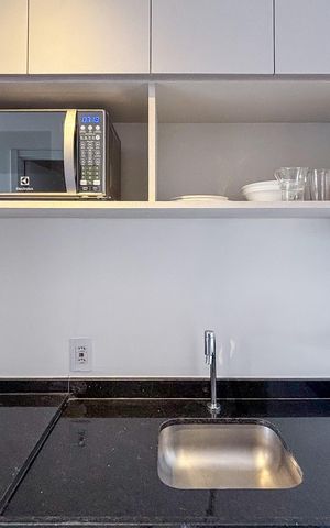 Studio para alugar com 32m², 1 quarto e sem vaga