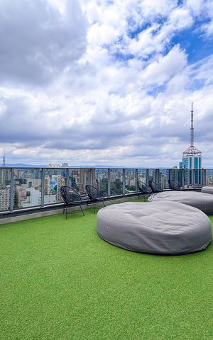 Studio para alugar com 32m², 1 quarto e sem vaga