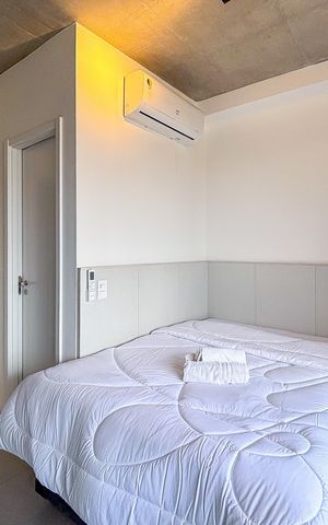 Studio para alugar com 32m², 1 quarto e sem vaga