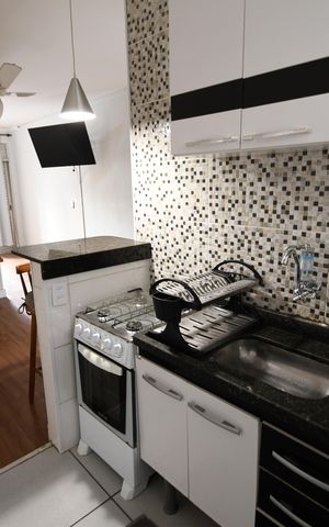 Studio à venda com 44m², 1 quarto e 1 vagaCozinha