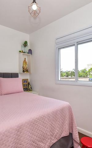 Apartamento à venda com 51m², 2 quartos e 1 vagaQuarto 2
