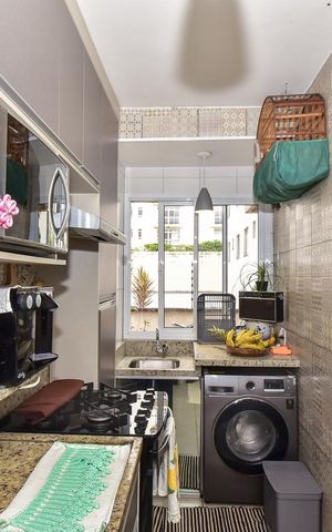 Apartamento à venda com 51m², 2 quartos e 1 vagaCozinha