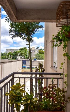 Apartamento à venda com 51m², 2 quartos e 1 vagaVaranda
