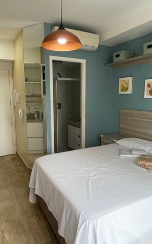Apartamento para alugar com 22m², 1 quarto e sem vaga