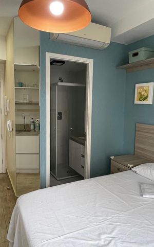 Apartamento para alugar com 22m², 1 quarto e sem vaga