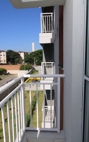 Apartamento à venda com 38m², 2 quartos e sem vagaVaranda