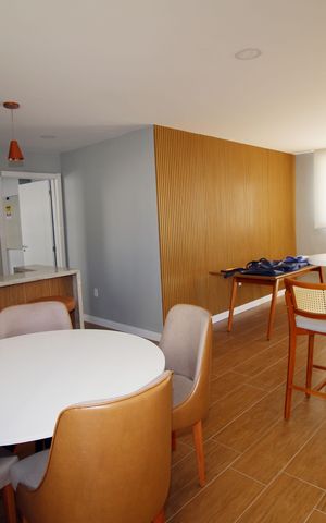 Apartamento à venda com 38m², 2 quartos e sem vagaÁrea comum - Salão de festas