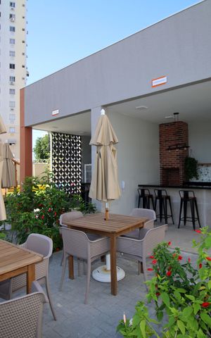 Apartamento à venda com 38m², 2 quartos e sem vagaÁrea comum - Churrasqueira