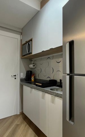 Studio para alugar com 18m², 1 quarto e sem vaga Studio para alugar com 18m², 1 quarto e sem vagaCozinha