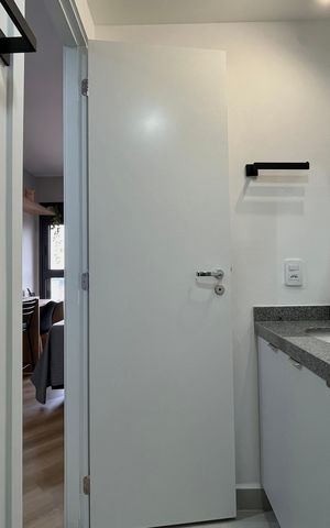 Studio para alugar com 18m², 1 quarto e sem vaga Studio para alugar com 18m², 1 quarto e sem vagaBanheiro