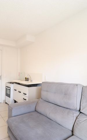 Apartamento à venda com 28m², 1 quarto e sem vagaSala/Cozinha