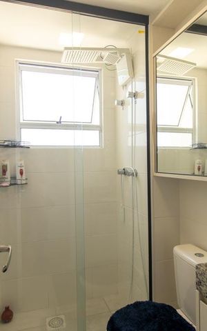 Apartamento para alugar com 55m², 2 quartos e 1 vaga Apartamento para alugar com 55m², 2 quartos e 1 vagaBanheiro Social