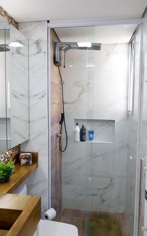 Apartamento à venda com 65m², 3 quartos e 1 vaga Apartamento à venda com 65m², 3 quartos e 1 vagaBanheiro
