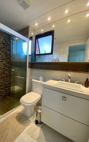 Apartamento à venda com 95m², 3 quartos e 2 vagas Apartamento à venda com 95m², 3 quartos e 2 vagasBanheiro 1