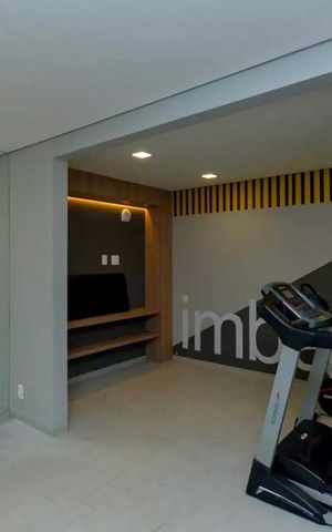 Apartamento para alugar com 37m², 1 quarto e sem vaga Apartamento para alugar com 37m², 1 quarto e sem vagaAcademia