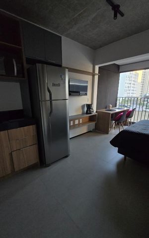 Studio à venda com 24m², 1 quarto e sem vaga