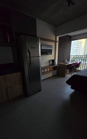 Studio à venda com 24m², 1 quarto e sem vaga