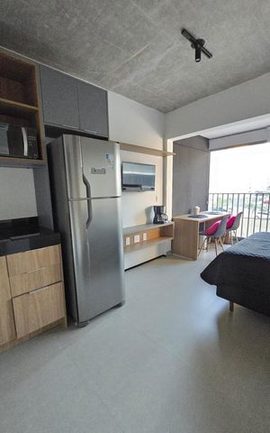 Studio à venda com 24m², 1 quarto e sem vaga