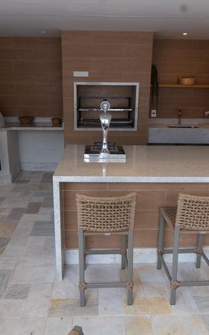 Apartamento para alugar com 53m², 1 quarto e 1 vaga Apartamento para alugar com 53m², 1 quarto e 1 vagaÁREA COMUM - CHURRASQUEIRA