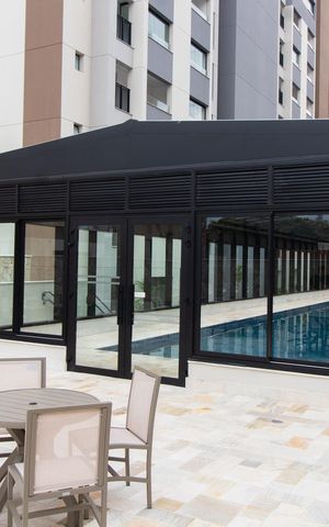 Apartamento para alugar com 53m², 1 quarto e 1 vaga Apartamento para alugar com 53m², 1 quarto e 1 vagaÁREA COMUM - PISCINA AQUECIDA