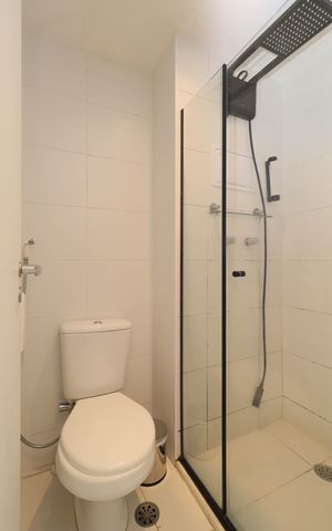 Studio à venda com 26m², 1 quarto e sem vaga Studio à venda com 26m², 1 quarto e sem vagaBanheiro