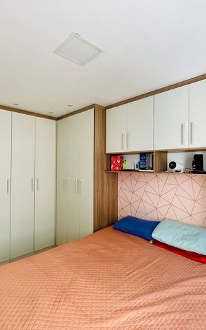 Apartamento à venda com 54m², 2 quartos e 1 vaga Apartamento à venda com 54m², 2 quartos e 1 vagaQuarto 2