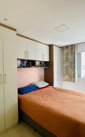 Apartamento à venda com 54m², 2 quartos e 1 vaga Apartamento à venda com 54m², 2 quartos e 1 vagaQuarto 2