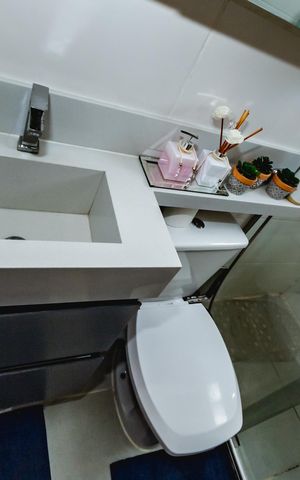 Apartamento à venda com 45m², 2 quartos e 1 vagaBanheiro Social 