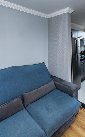 Apartamento à venda com 45m², 2 quartos e 1 vagaSala