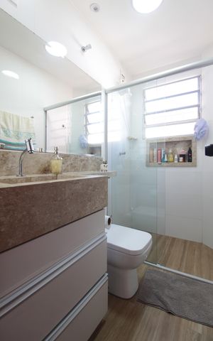 Apartamento à venda com 72m², 2 quartos e 1 vagaBanheiro Social