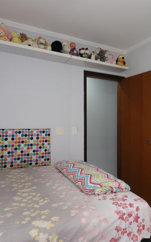 Apartamento à venda com 102m², 3 quartos e 2 vagasQuarto 2