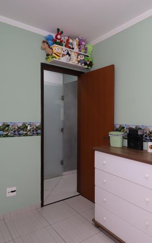 Apartamento à venda com 102m², 3 quartos e 2 vagasQuarto 1
