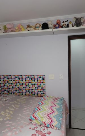 Apartamento à venda com 102m², 3 quartos e 2 vagasQuarto 2