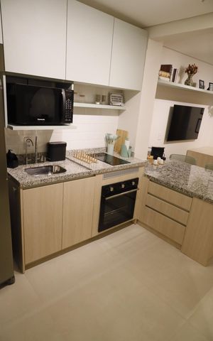 Apartamento à venda com 33m², 1 quarto e sem vaga Apartamento à venda com 33m², 1 quarto e sem vagaCozinha