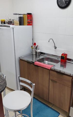 Studio à venda com 27m², 1 quarto e sem vaga