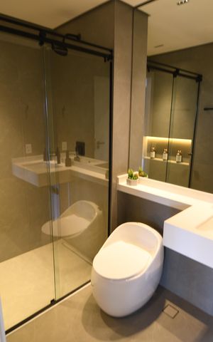 Apartamento à venda com 67m², 2 quartos e 1 vagaBanheiro Social