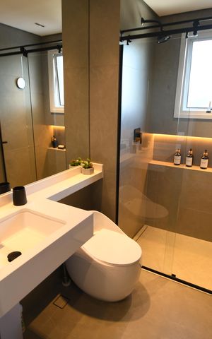 Apartamento à venda com 67m², 2 quartos e 1 vagaBanheiro Suíte