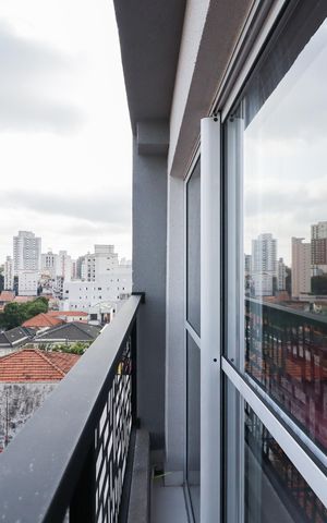 Studio à venda com 26m², 0 quarto e sem vaga Studio à venda com 26m², 0 quarto e sem vagaVaranda